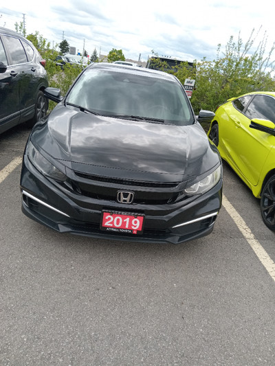 2019 Civic EX black color 328800km for Sale 9995 plus tax AS IS