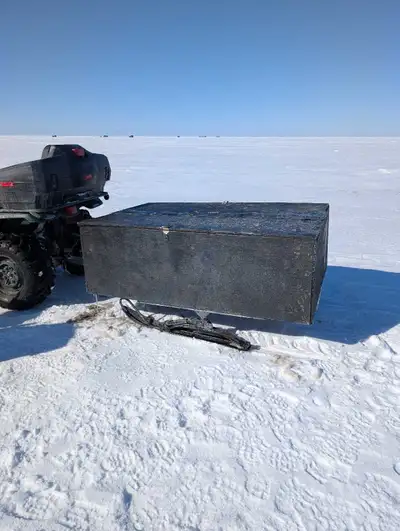 ski ice fishing trailer , View more