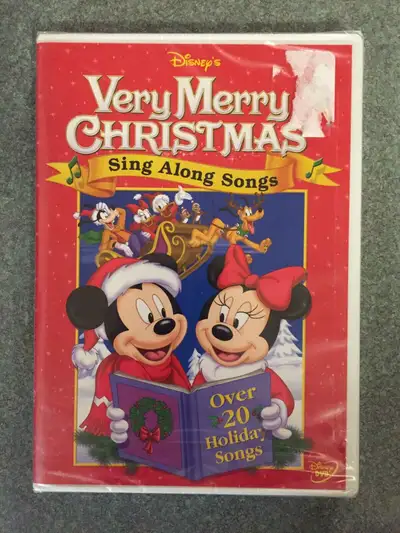 New sealed Disney DVD Very Merry Christmas Sing Along Songs , View more