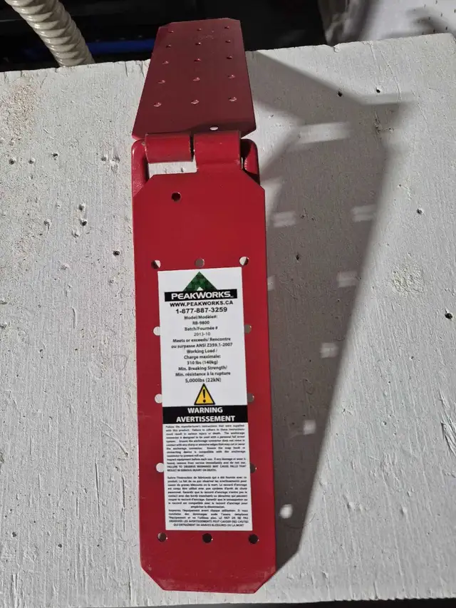 Peakworks Adjustable Anchor in Ladders & Scaffolding in Winnipeg - Image 4