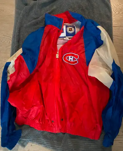 Men's Vintage Montreal Canadiens Windbreaker Jacket, View more