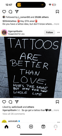 Reasonable price tattoos 