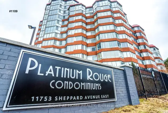 2Bd/2Wr #1109 - 11753 SHEPPARD AVENUE E -Kingston Rd & Sheppard Image# 1