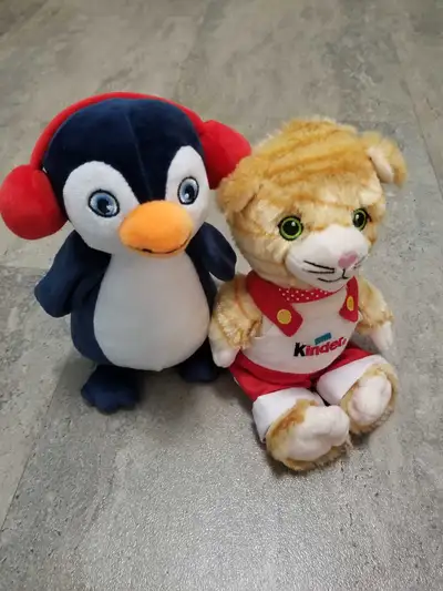 Kinder Surprise Stuffed Animals Cat Penguin , View more