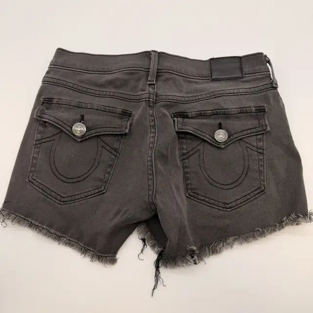 True Religion Women’s Shorts – Size 26 – Gray – Made in USA in Women's - Bottoms in City of Toronto - Image 3
