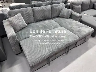 corduroy sectional pullout sofa bed on sale , View more