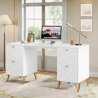 NEW WHITE DESK - Home Office - Gift Idea!, View more