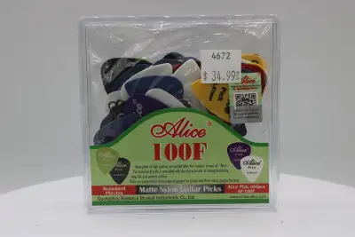 Guitar Picks Alice AP-100F Matte Nylon Guitar Picks (#4672), View more