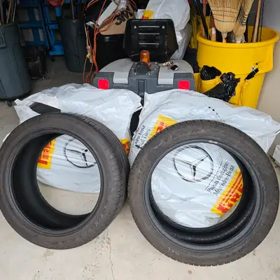 Set of Goodyear Eagle Sport Tires sold together or as sets of two. We’re on a 2022 Mercedes 300 GLC...