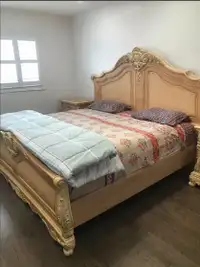 Solid Wood Modern Full Bedroom Set