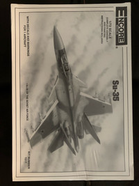 New ENCORE SU-35 Of The Soviet Air Force 1:72 Scale Model Kit Nu