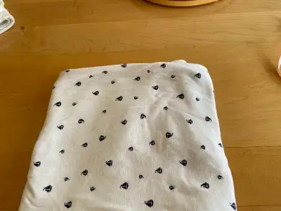Couverture de coton pour bébé motifs voiliers (C300), View more