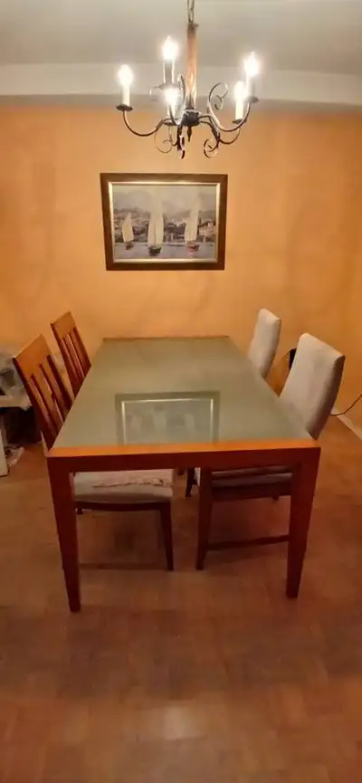 Modern Dining Table Comes with 2 Chairs (NEW, View more