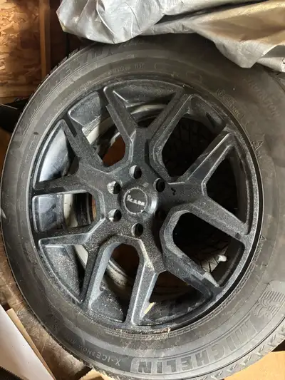 Excellent Condition 20” RTX Wheels and Michelin X-Ice tires. 275/60/20 Tires in excellent shape, 1,5...