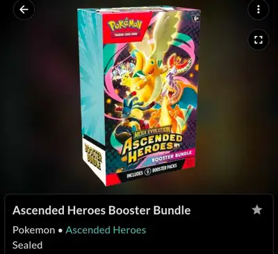 Ascended Heros Booster Bundle, View more