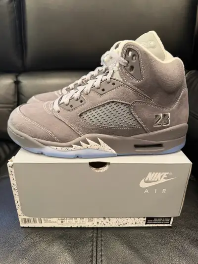 Air Jordan 5 Retro • Wolf Grey • NEW • Size 9.5, View more