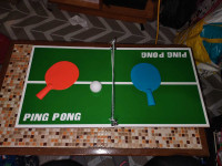 Jeux table de ping pong sur table 
