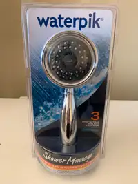 BNIB - Waterpik 3-Mode Shower Massage Chrome Hand Shower