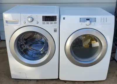 LG Front Loading washer/ dryer Very good condition, Stackable, View more