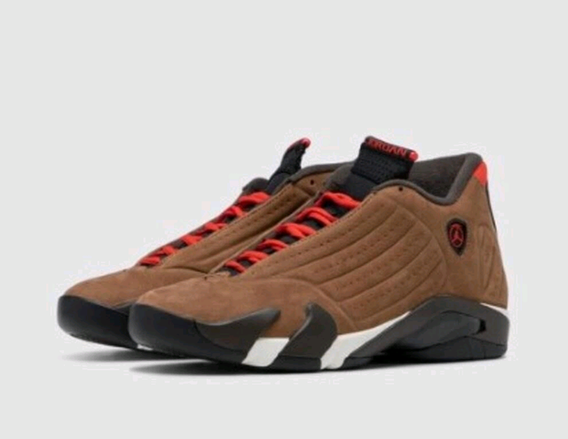 Air Jordan 14 Retro SE Sz 10.5 Mens US Archaeo Brown Winterized in Men's Shoes in Oakville / Halton Region - Image 2