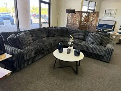 Spacious Corduroy Sofa -- 7 Seater Now Back In Stock, Must Have , View more