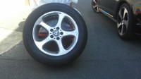 18 inch  michelin LTX tires 255-55-R18 on BMW rims.