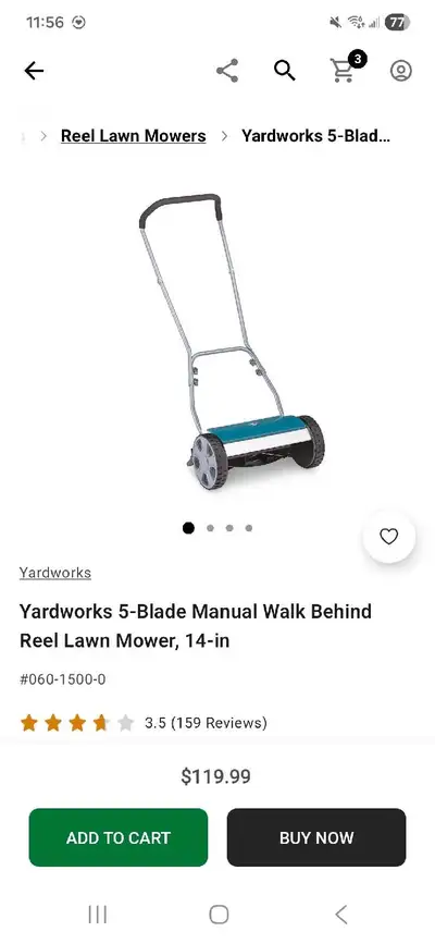 yard works push mower, View more