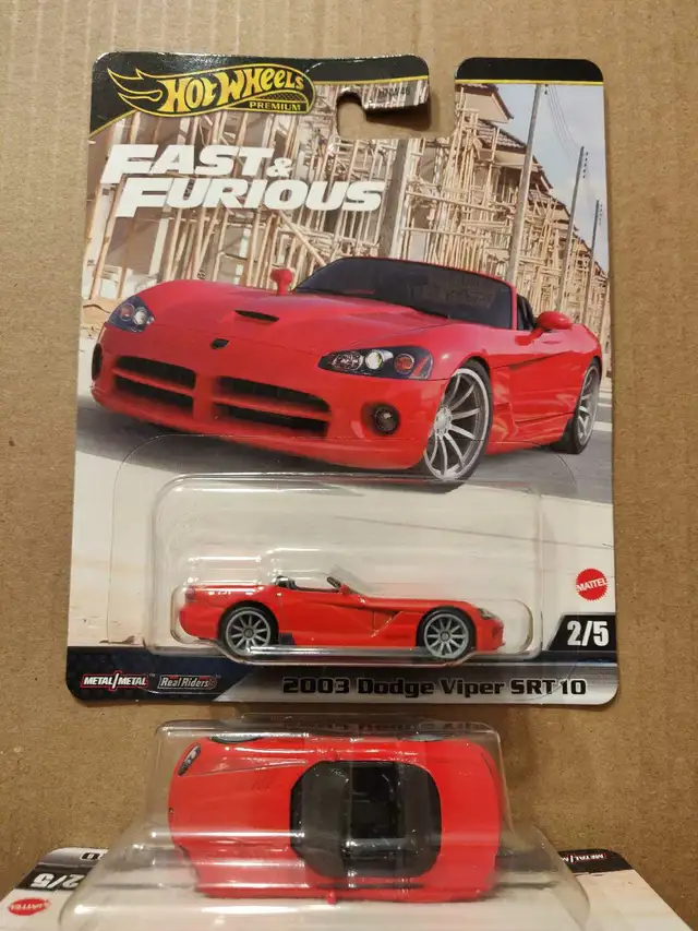 Hot Wheels Fast & Furious Dodge Viper SRT10 1:64 diecast car HW in Toys & Games in City of Toronto - Image 2