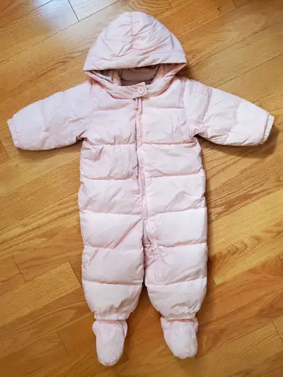 GapBaby Girl Down Waterfowl Feather Fleece Lined Snowsuit 12-18M, View more