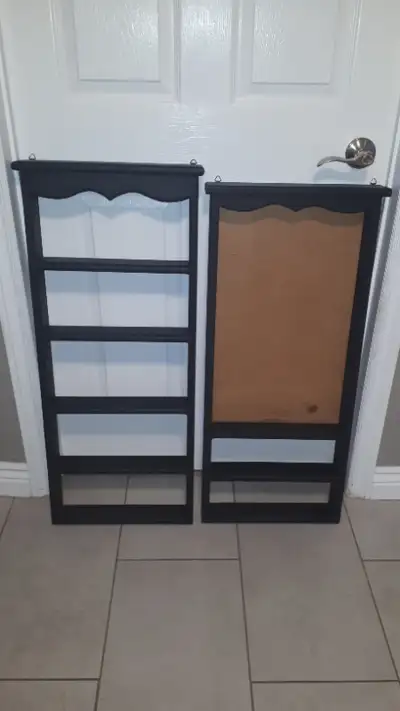 1 Wooden Wall Rack 36 x 15 and 1 Calendar Wall Rack 34.5 x 16, View more