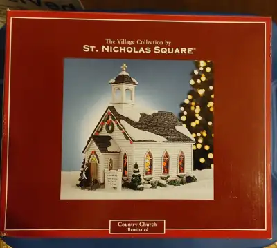 Church Village St. Nicholas Square Country Church light, View more