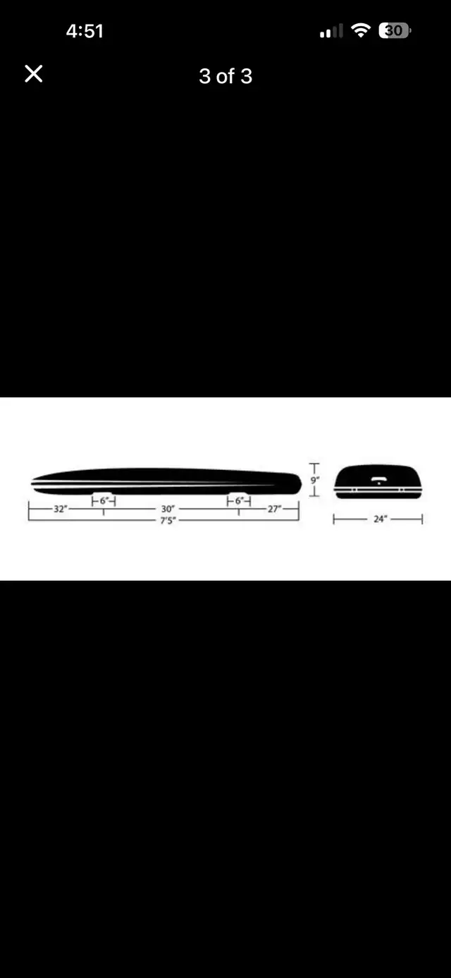 Pack a sport low profile ski thule in Other Parts & Accessories in Edmonton - Image 2