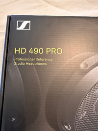 Brand new, sealed package, Sennheiser HD 490 Pro Private sale