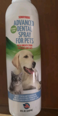 Advanced dental spray for pets