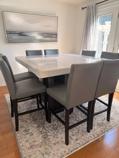 Marble Top Table - Seats 8, View more