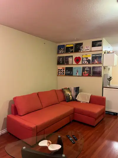 Friheten Corner Sofa Bed Red, View more