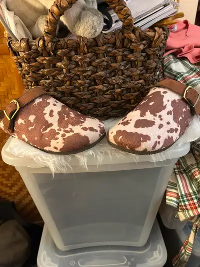 Pony Clogs a very wide fitting 10 asking 20 or 280 takes everyAD, View more