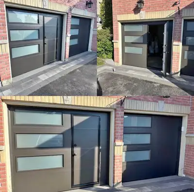 Walk through garage door , View more