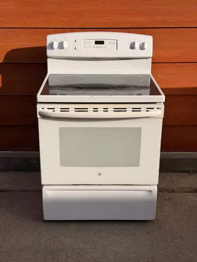 GE electric stove 30”, View more