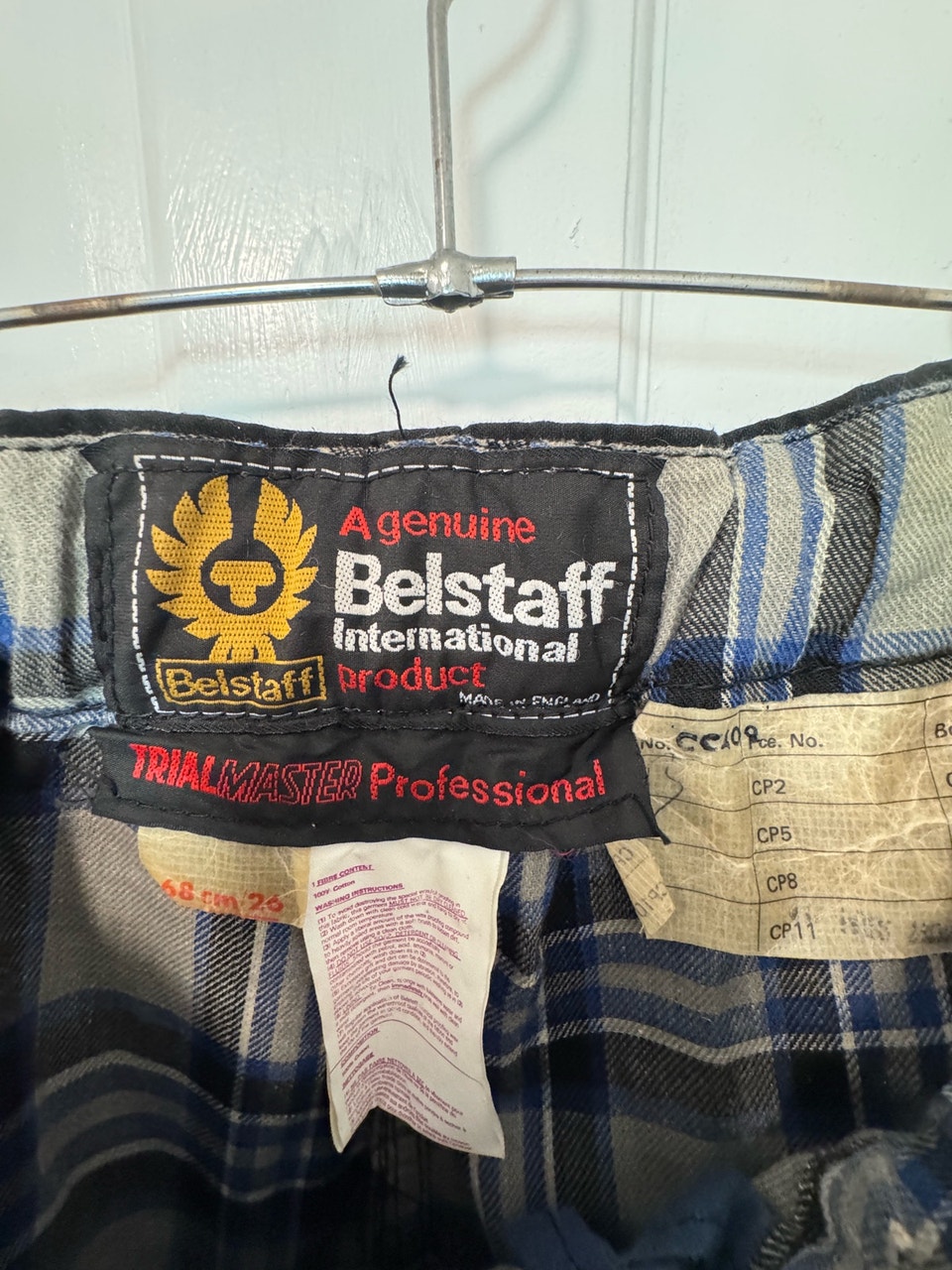 Belstaff, Vintage 1970s Belstaff Trialmaster Waxed Cotton Motorcycle Pants