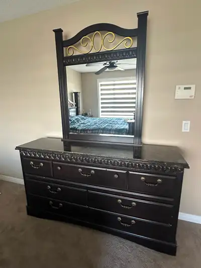 Dresser with mirror, View more