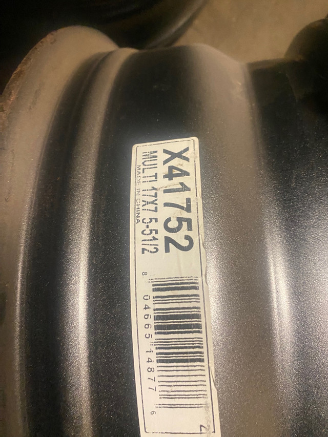 Set of 4 17” steel rims 5x139 or 5x5.5” dodge Ram and Dakota $20 in Tires & Rims in Windsor Region - Image 2