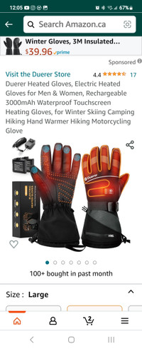 GLOVES HEATED BRAND NEW 