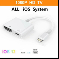 HDMI Cable Adaptateur pour iphone Ipad pour TV