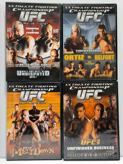UFC- DVD's REAL AS IT GETS # 43, 44, 45, 47, 48,49, 50 & 51, View more