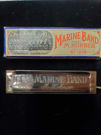 Vintage marine band harmonica 
