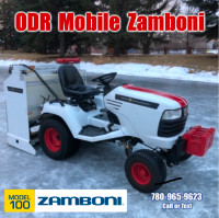 ODR small mobile ZAMBONI ice resurfacing service