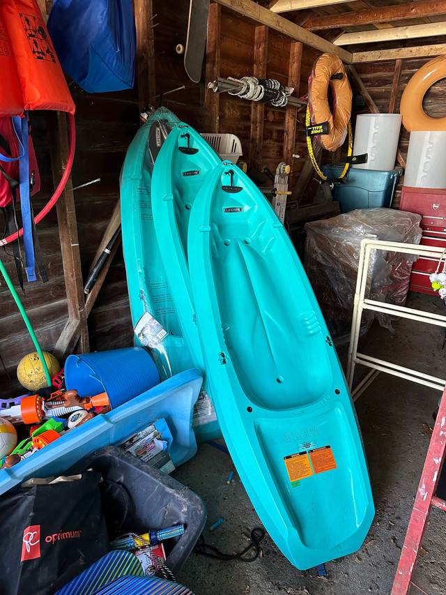  Three youth kayaks, like new  in Water Sports in Hamilton