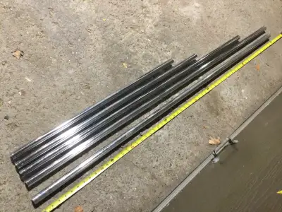 1” O.S.  chrome plated still pipes, View more