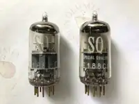 AN NOS MATCHING PAIR OF PHILIPS SQ 7308 (6922) HOLLAND GOLD PINS